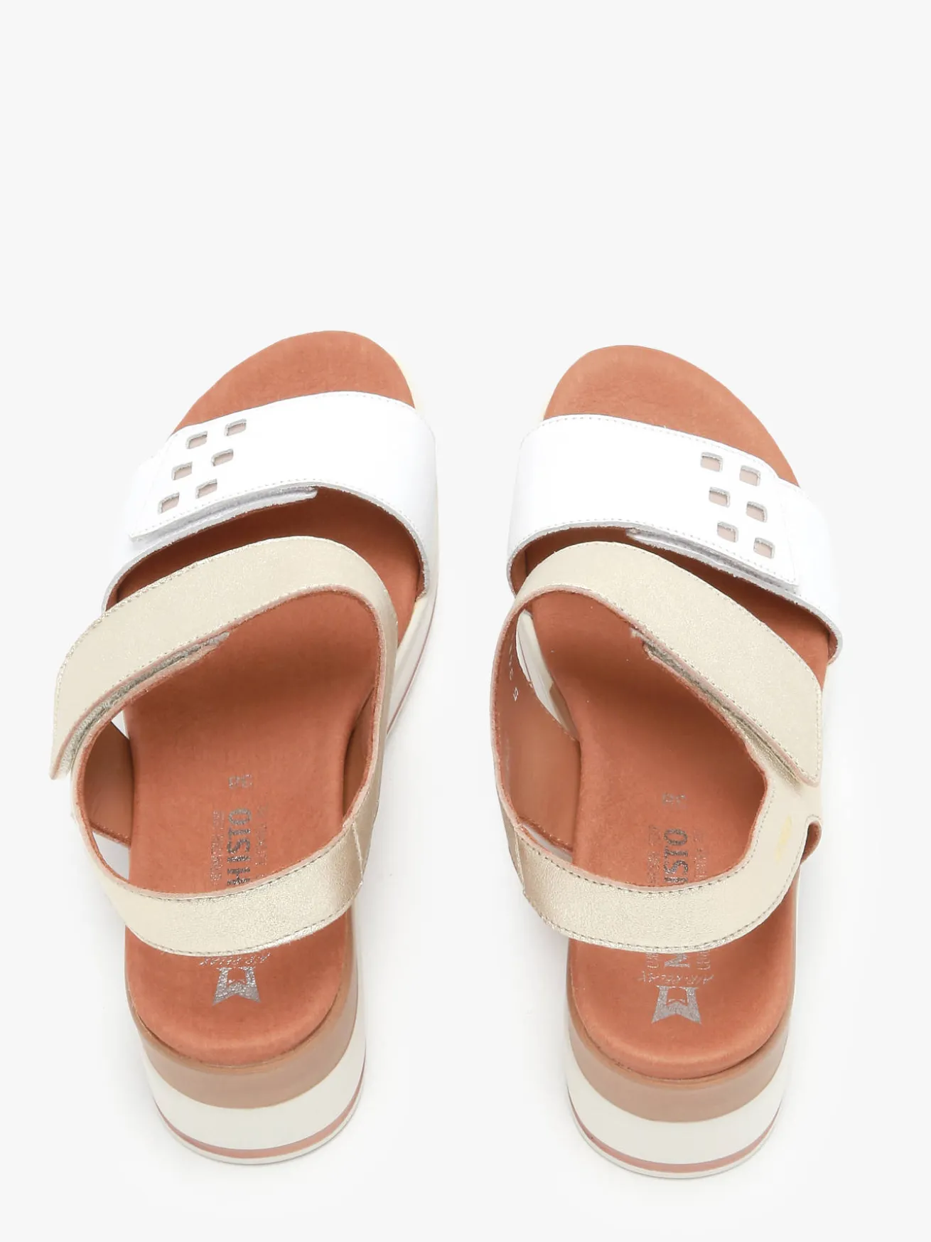 Sandales velcro en cuir MEPHISTO