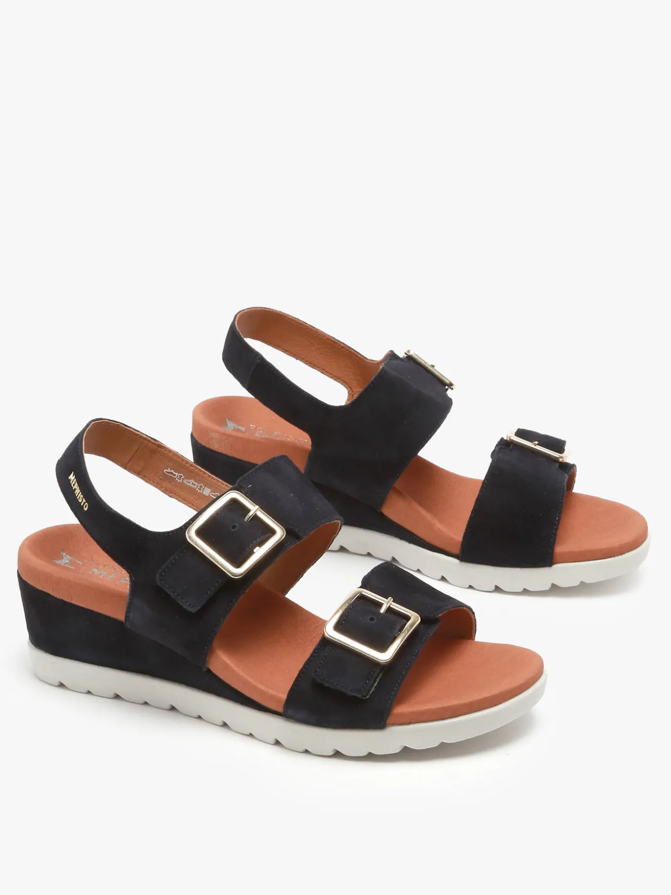 Sandales velcro en cuir MEPHISTO