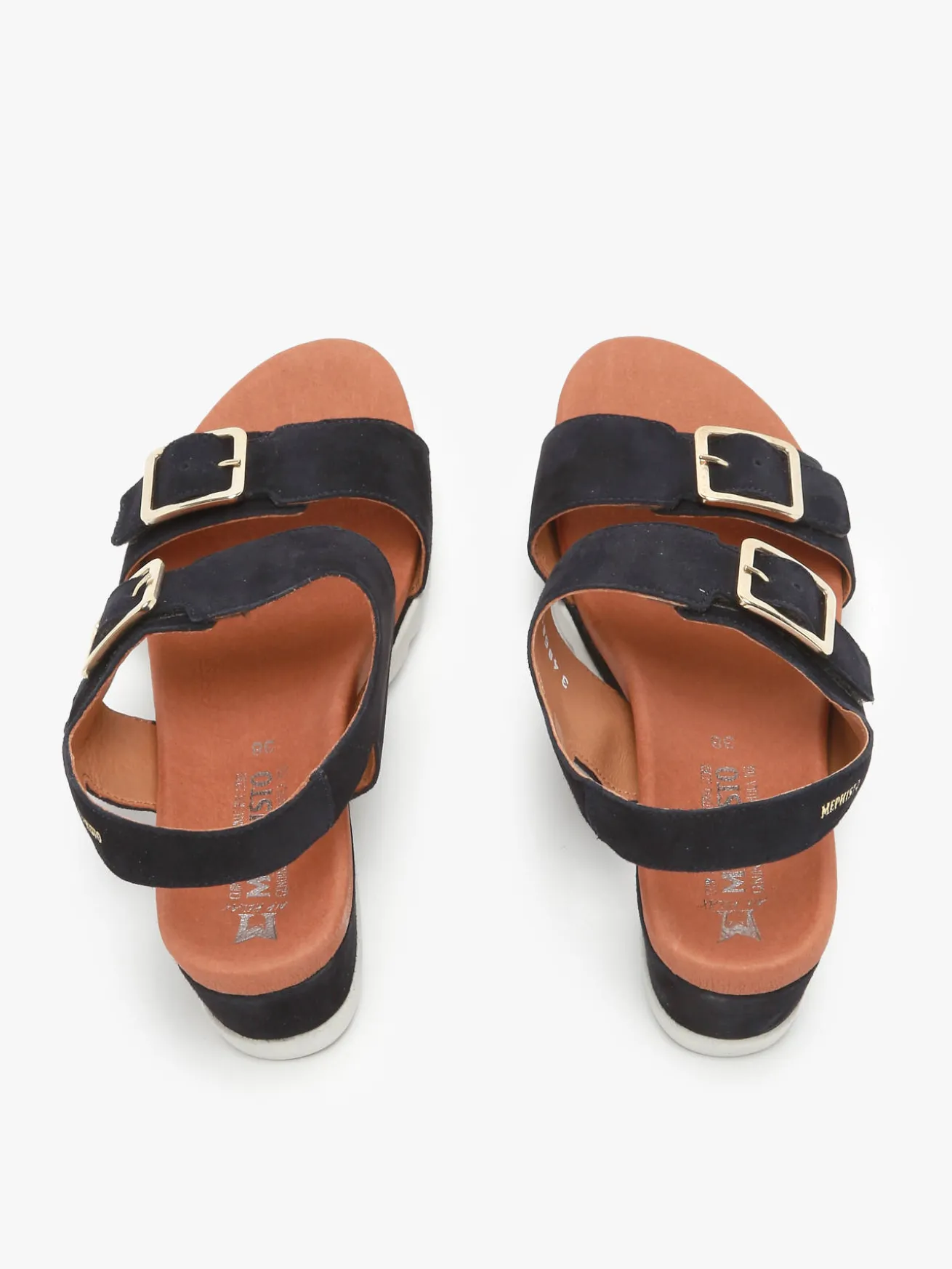 Sandales velcro en cuir MEPHISTO