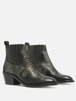 Santiags à talon en cuir MYMA
