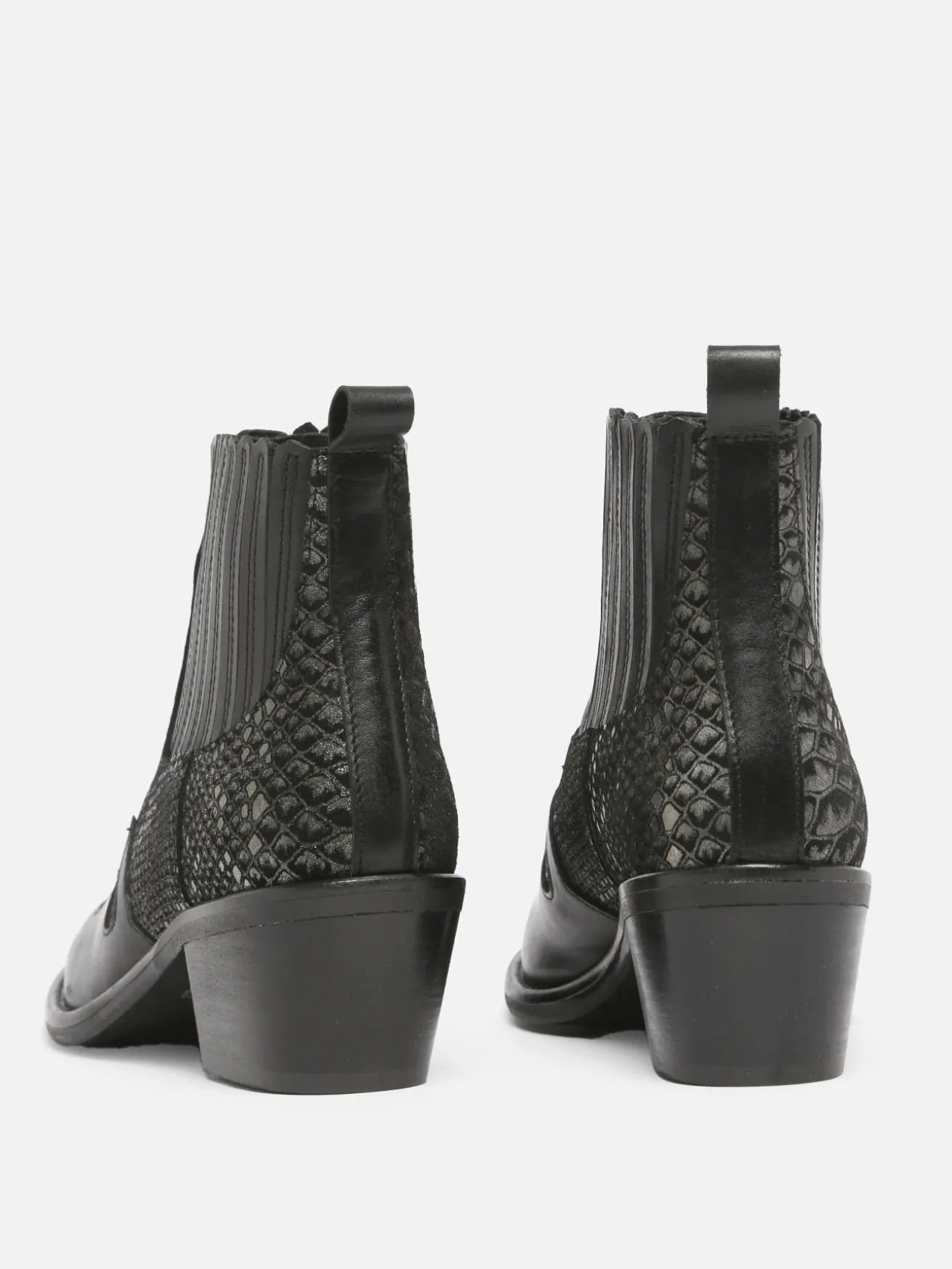 Santiags à talon en cuir MYMA