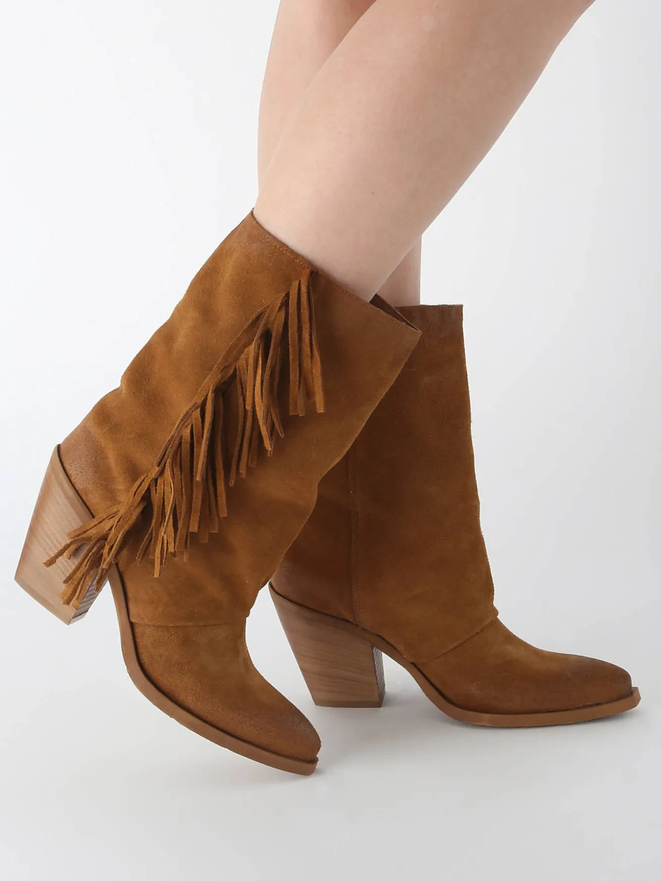 Santiags en cuir METISSE