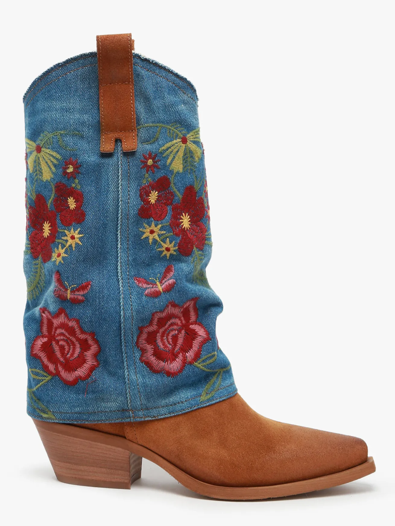Santiags en cuir METISSE