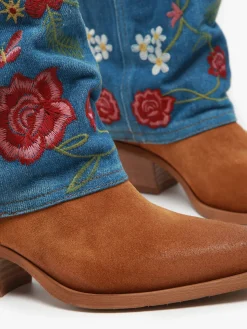 Santiags en cuir METISSE