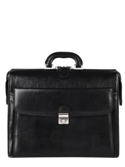 Serviette Crosta 3 compartiments cuir ETRIER