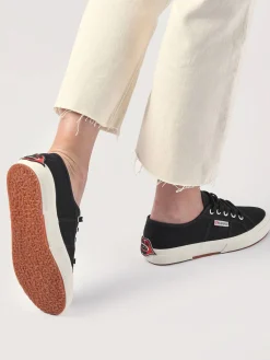 Sneakers 2750 Black Red Lips SUPERGA