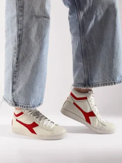 Sneakers Game L Hi Waxed en cuir DIADORA