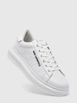 Sneakers Kapri Monogram en cuir KARL LAGERFELD