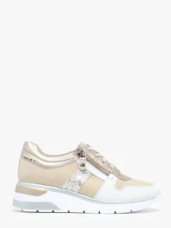 Sneakers talon compensé en cuir MEPHISTO