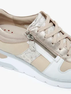 Sneakers talon compensé en cuir MEPHISTO