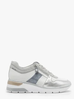 Sneakers talon compensé en cuir MEPHISTO