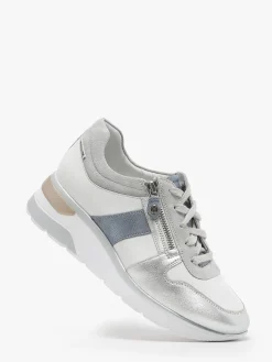 Sneakers talon compensé en cuir MEPHISTO