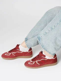 Sneakers Tb.490 Crochet Burgundy en cuir ALOHAS