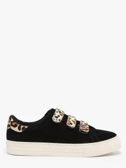 Sneakers velcro Arcade en cuir NO NAME