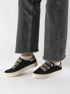 Sneakers velcro Arcade en cuir NO NAME