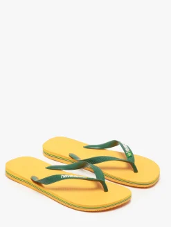 Tongs Brasil logo HAVAIANAS