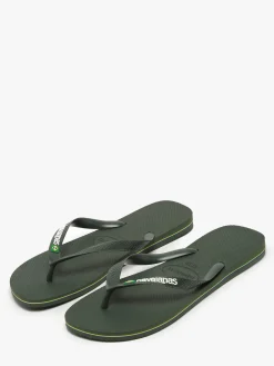 Tongs Brasil logo HAVAIANAS