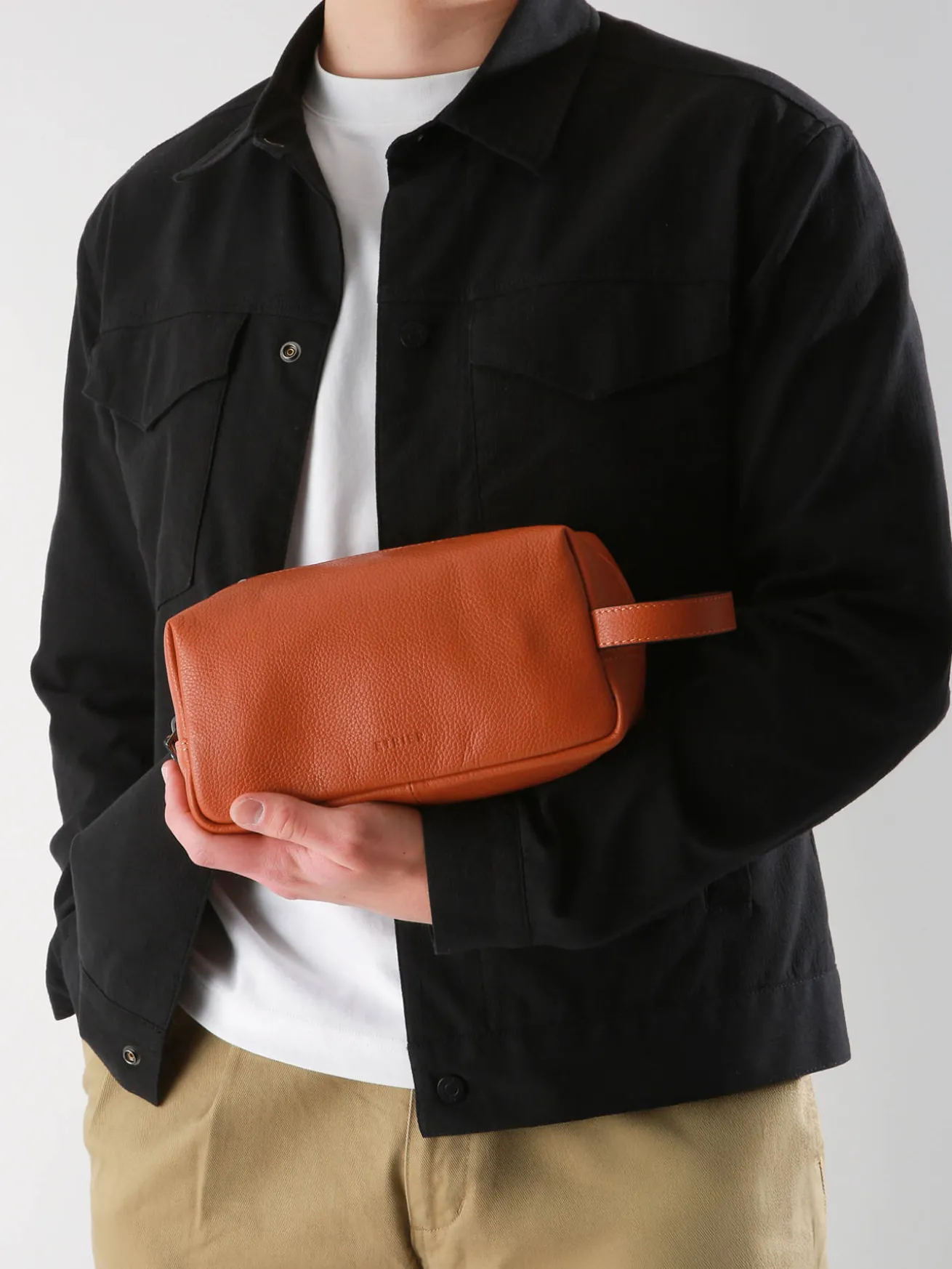 Trousse de toilette Flandres cuir ETRIER