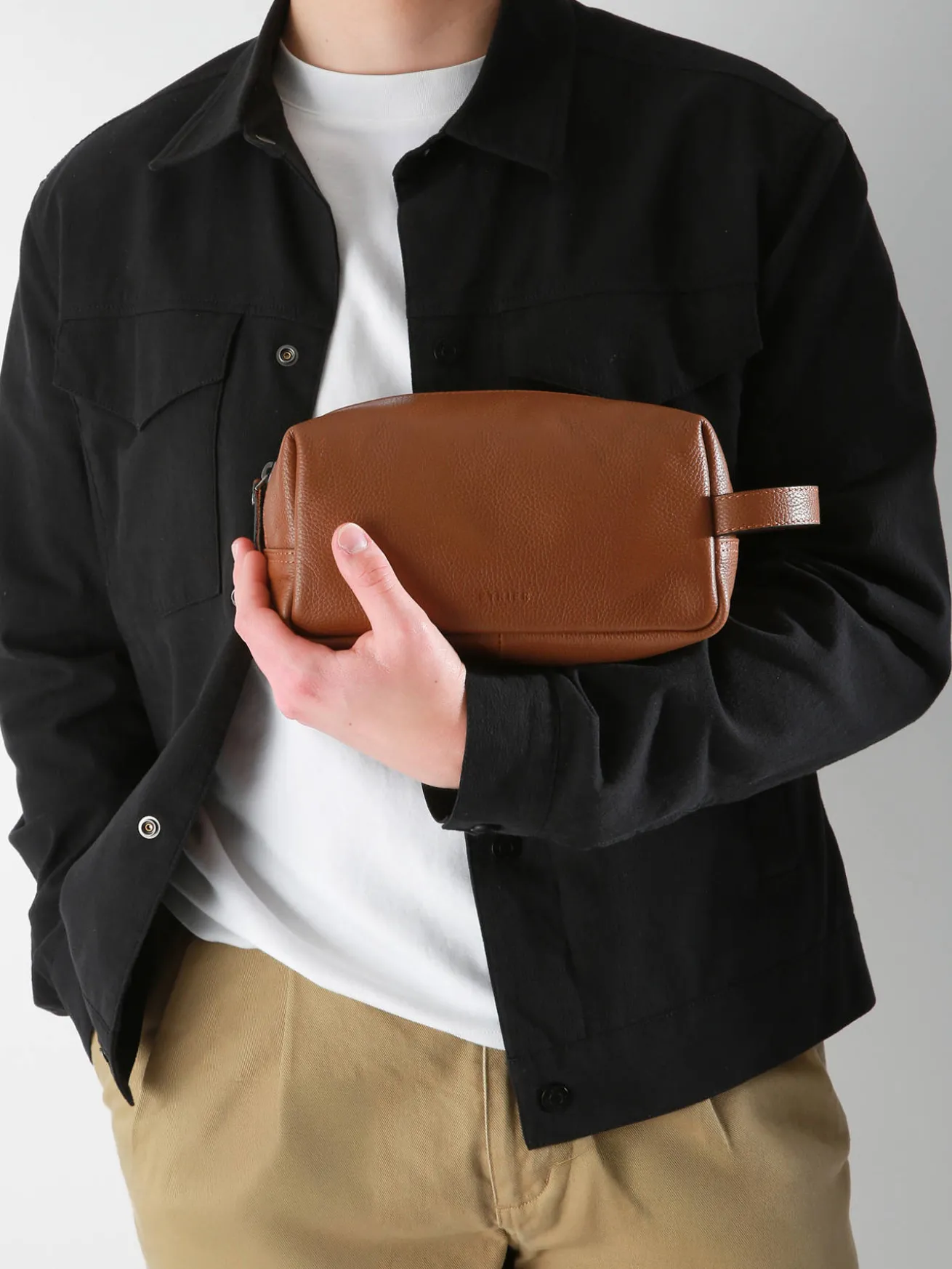 Trousse de toilette Flandres cuir ETRIER