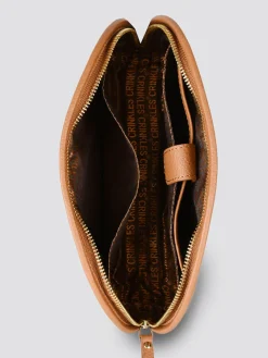 Trousse zippée Caviar cuir CRINKLES