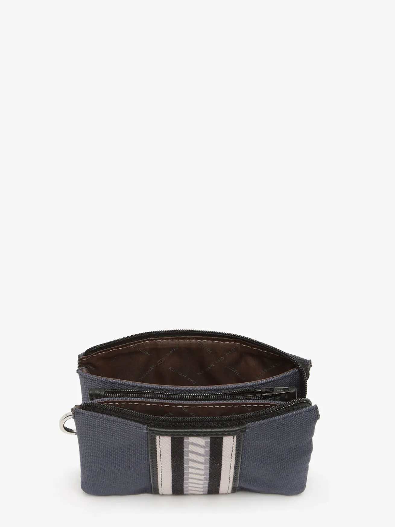 Trousse zippée Signature cuir NATHAN BAUME