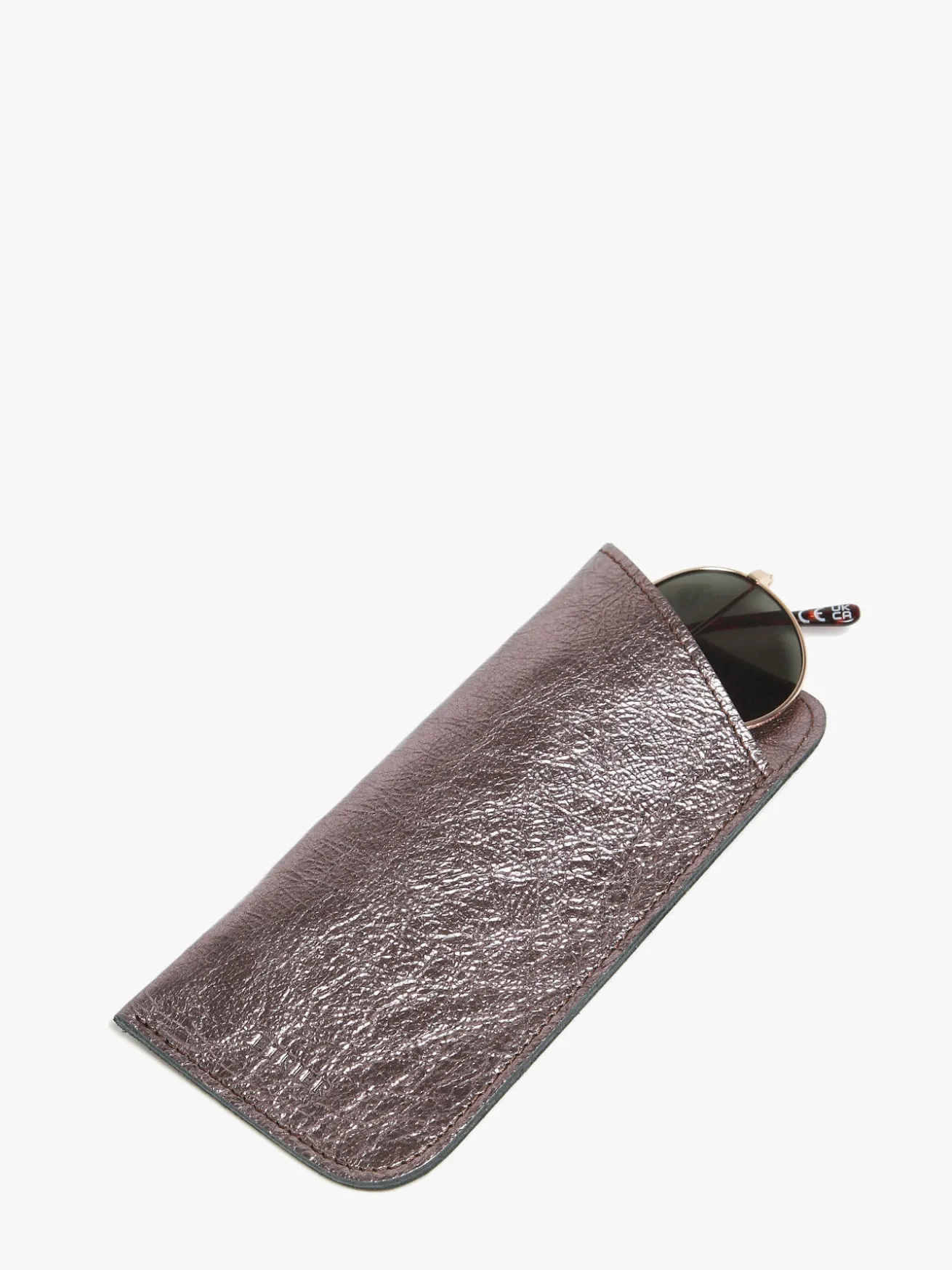 Étui lunettes Etincelle irisée cuir ETRIER