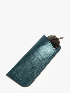 Étui lunettes Etincelle irisée cuir ETRIER