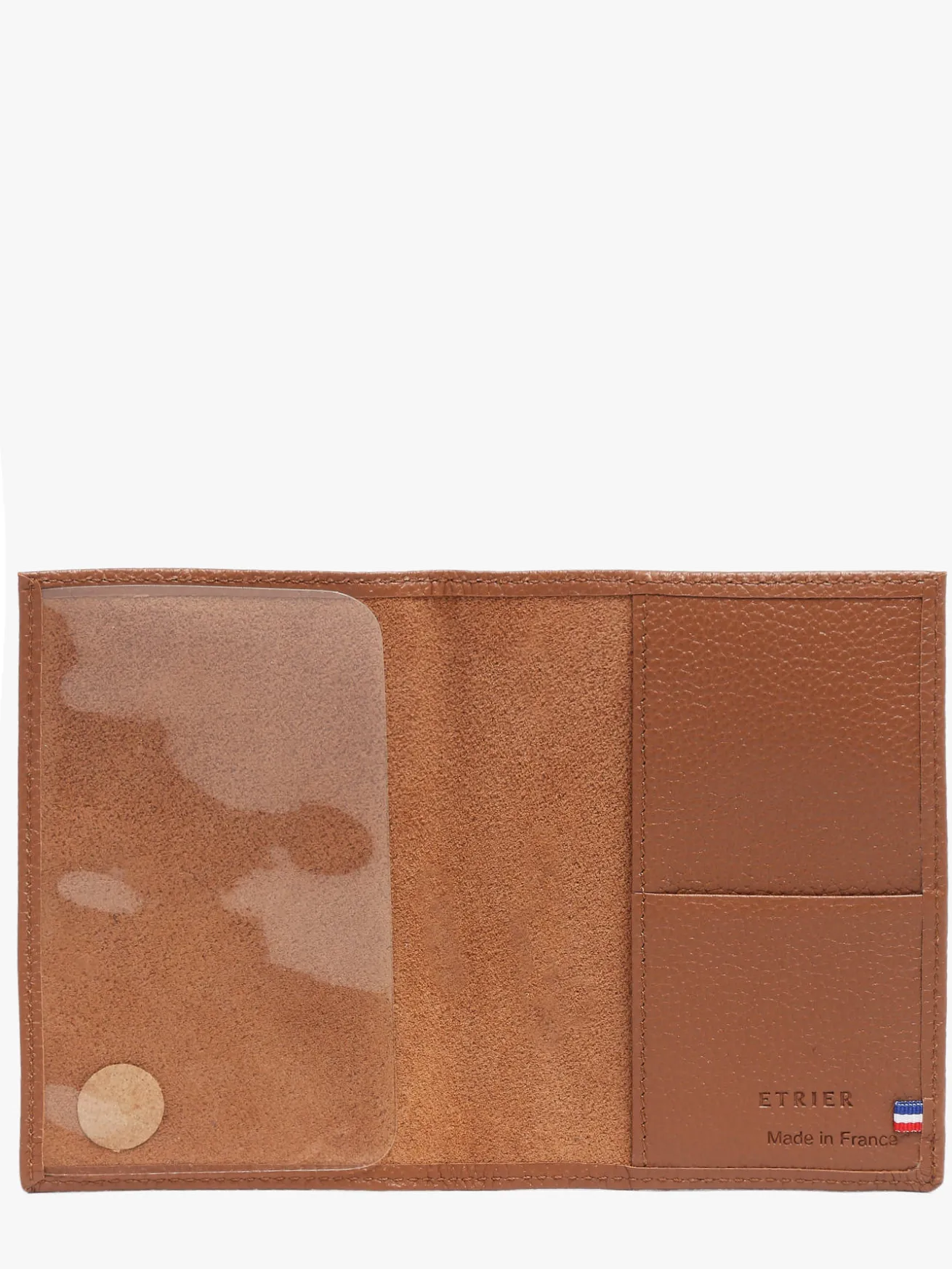 Étui passeport Madras cuir ETRIER