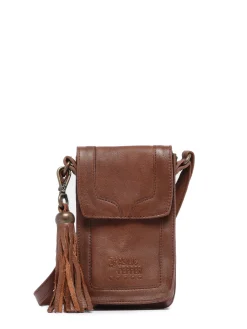 Étui téléphone cuir BASILIC PEPPER
